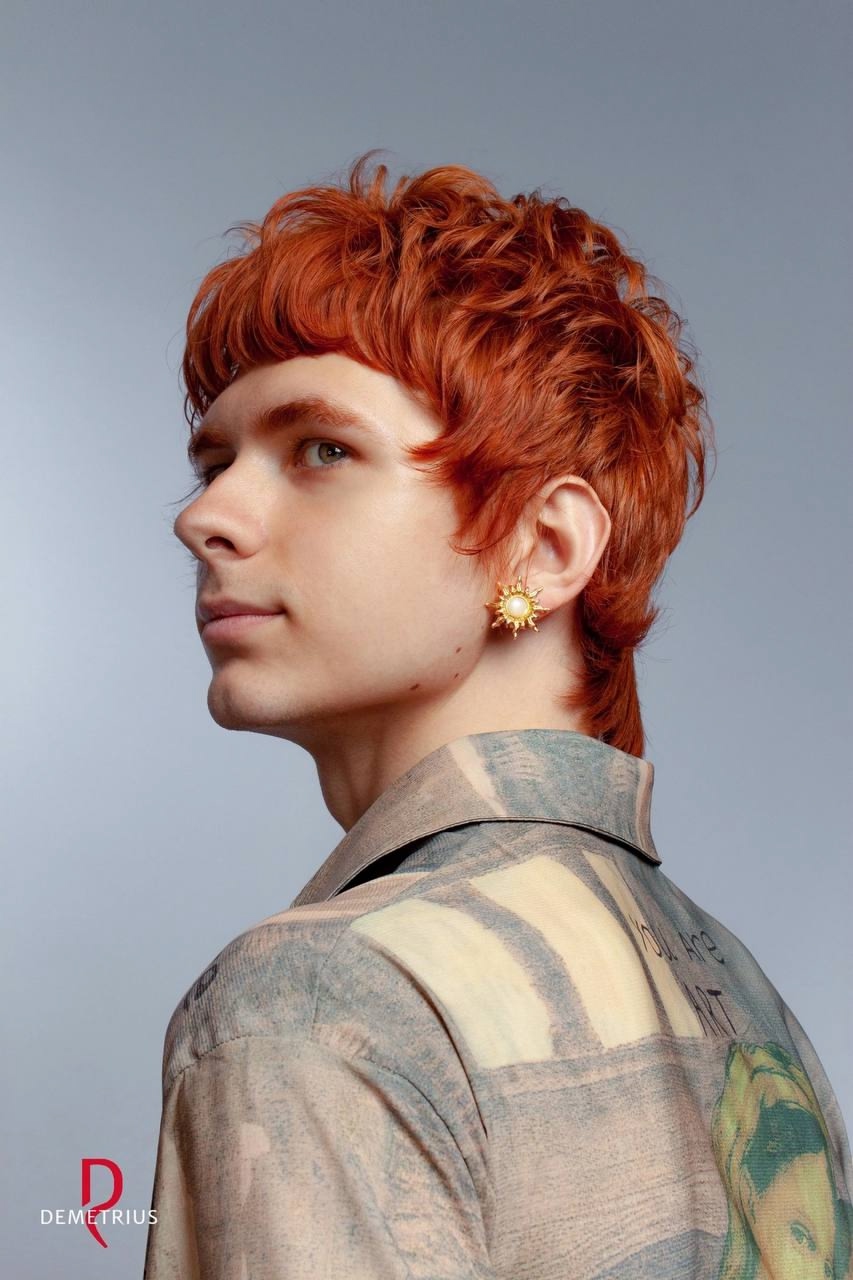 Мужская стрижка маллет