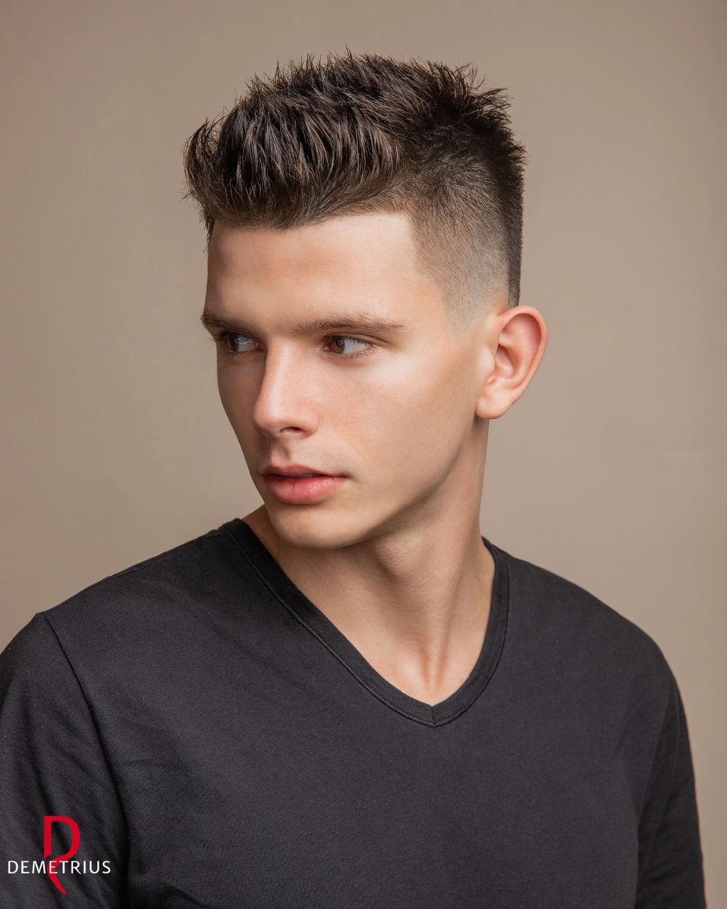 Мужская стрижка с элементом фейд